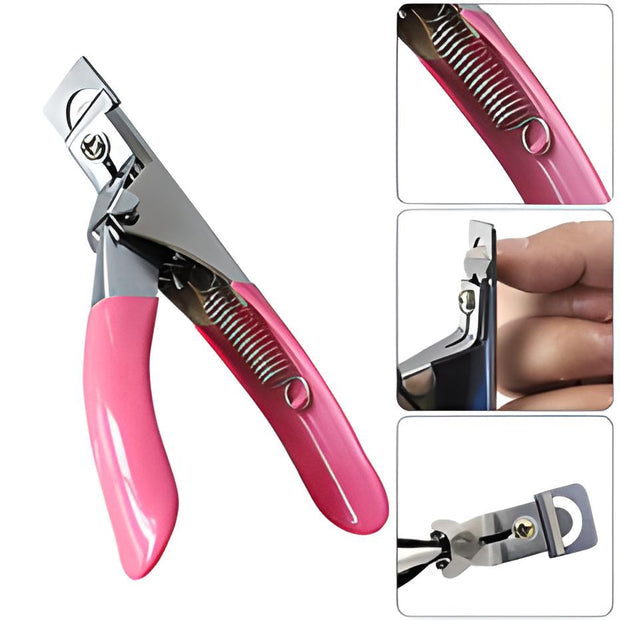 False Nail Tips Clipper Round Edge Cutter Trimmer Stainless Steel |  Universal Nail Supplies